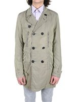 John Richmond - DOUBLE-BREASTED TRENCH STYLE COAT