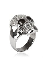 Hellmuth - WHITE DIAMOND SKULL RING