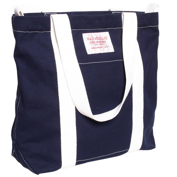 Wm J. Mills and Co Steamer Canvas Bag