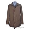 NWT - LORO PIANA Solid Brown Storm System Polyester Mens Jacket Coat - SMALL