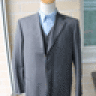 Like new Pal Zileri grey 3-piece suit, size 42L