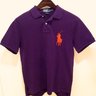 Polo Ralph Lauren Purple Polo, Custom Fit (M)