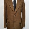 Vintage Brown Green Check Wool Jacket Gr. 48 / 50