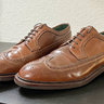 DISCONTINUED UK10.5 Carmina Col4 Shell Cordovan Longwing Bluchers