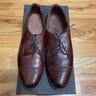 Allen Edmonds 6th Avenue Leather Lace-up Shoes In Chili Size 8.5