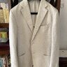Suitsupply EU54 Cotton-linen sand jacket