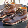 SOLD Viberg x Division Road "Pinky Blinders" Brown Horsebutt Derby Boots 7.5 2030