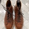 Tricker’s marron brown monkey boots, size UK 8.5, width 5