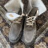 John Varvatos Waxy Forest Suede Shearling Lined Boots 10 US