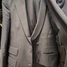 Gently worn grey caccioppoli fabric suit 3 piece