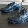Allen Edmonds Macneil Wingtip Shoes Black Calf 8.5D