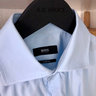 sold-Hugo Boss "Sharp Fit" Light Blue Dress Shirt Size 16/34-35