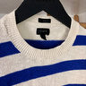 J.Crew Slim Fit Size M Blue Stripe Sweater