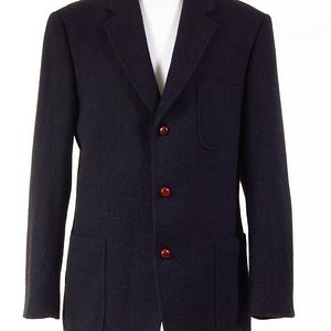 Navy Harris Tweed Jacket