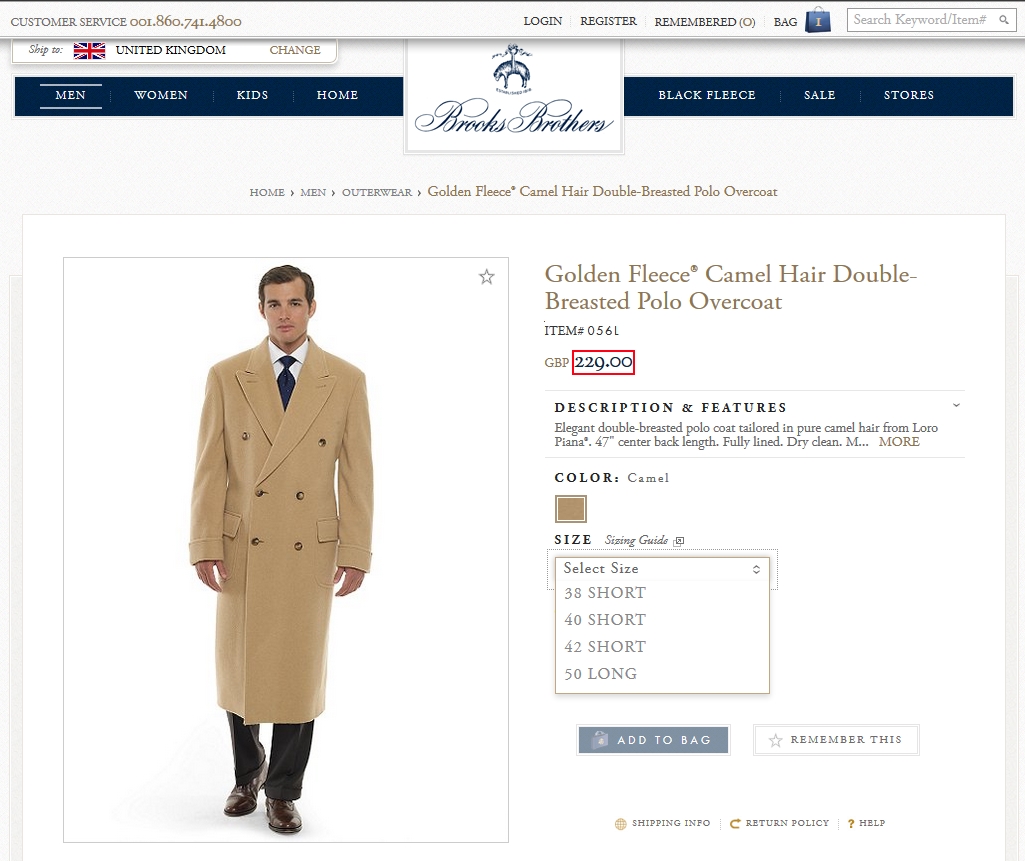 Brooks Brother Polo Overcoat | Styleforum