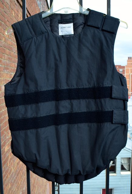 Helmut Lang SS98 Navy Down (Bulletproof) Vest, Size 50 (fits 44-52) |  Styleforum