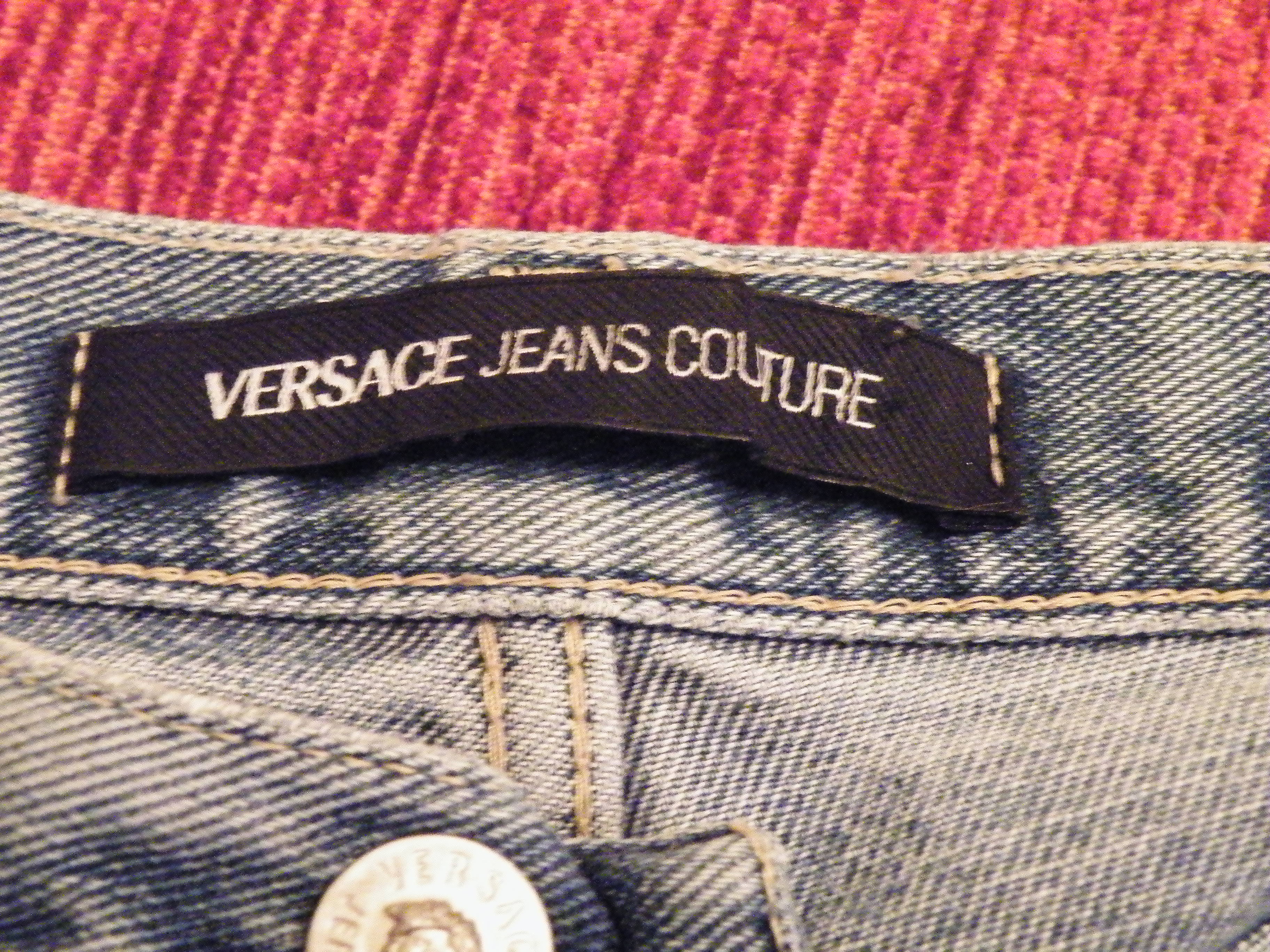 Can anyone tell me if these Versace Jeans are real or fake ? | Styleforum