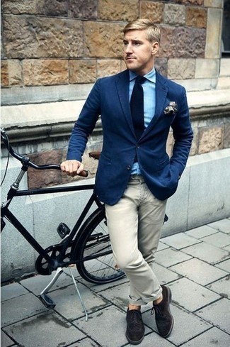 Chinos, coat and tie. | Styleforum