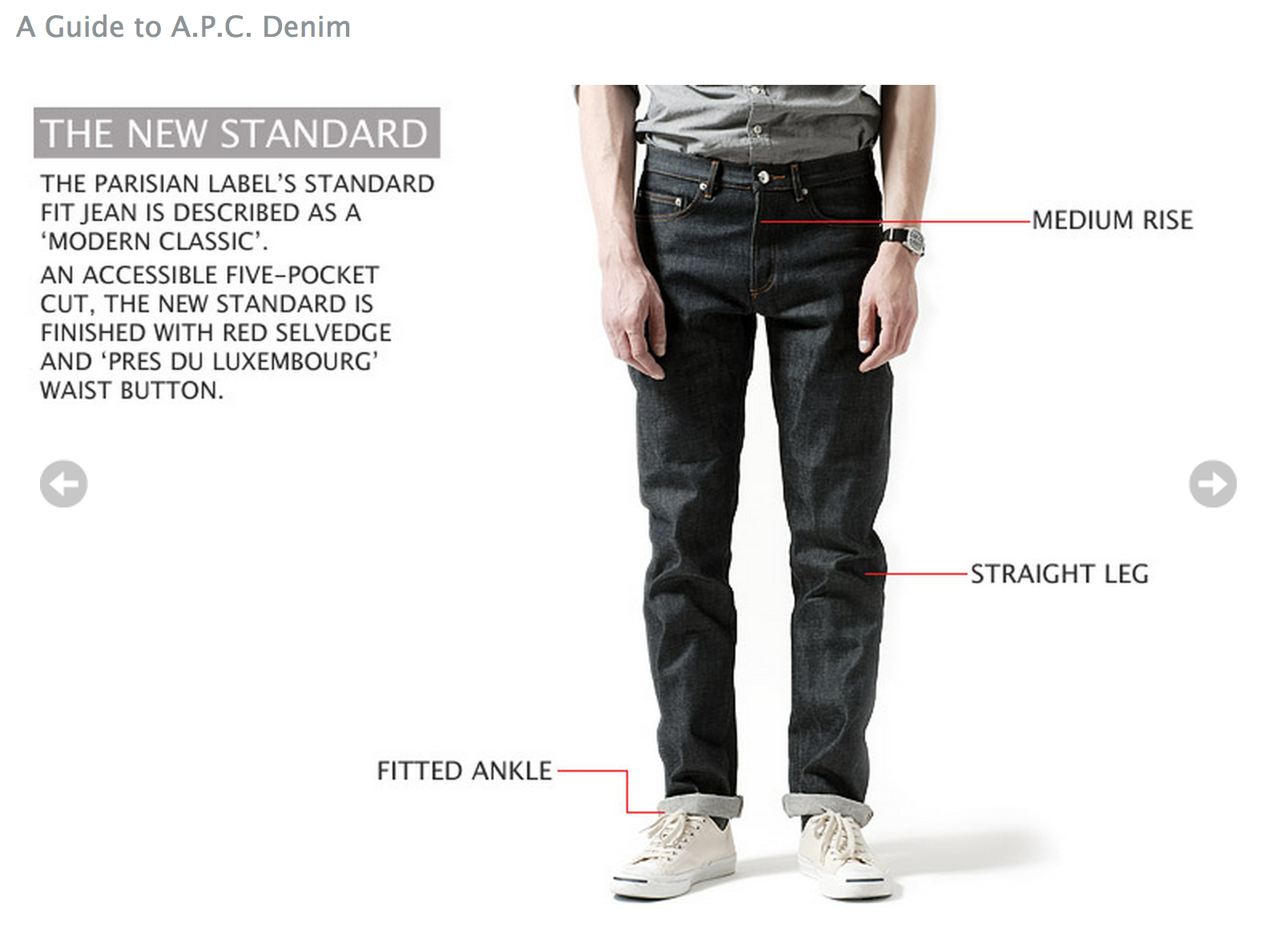 A.P.C. The official thread for APC denim sizing and other questions. | Page  859 | Styleforum