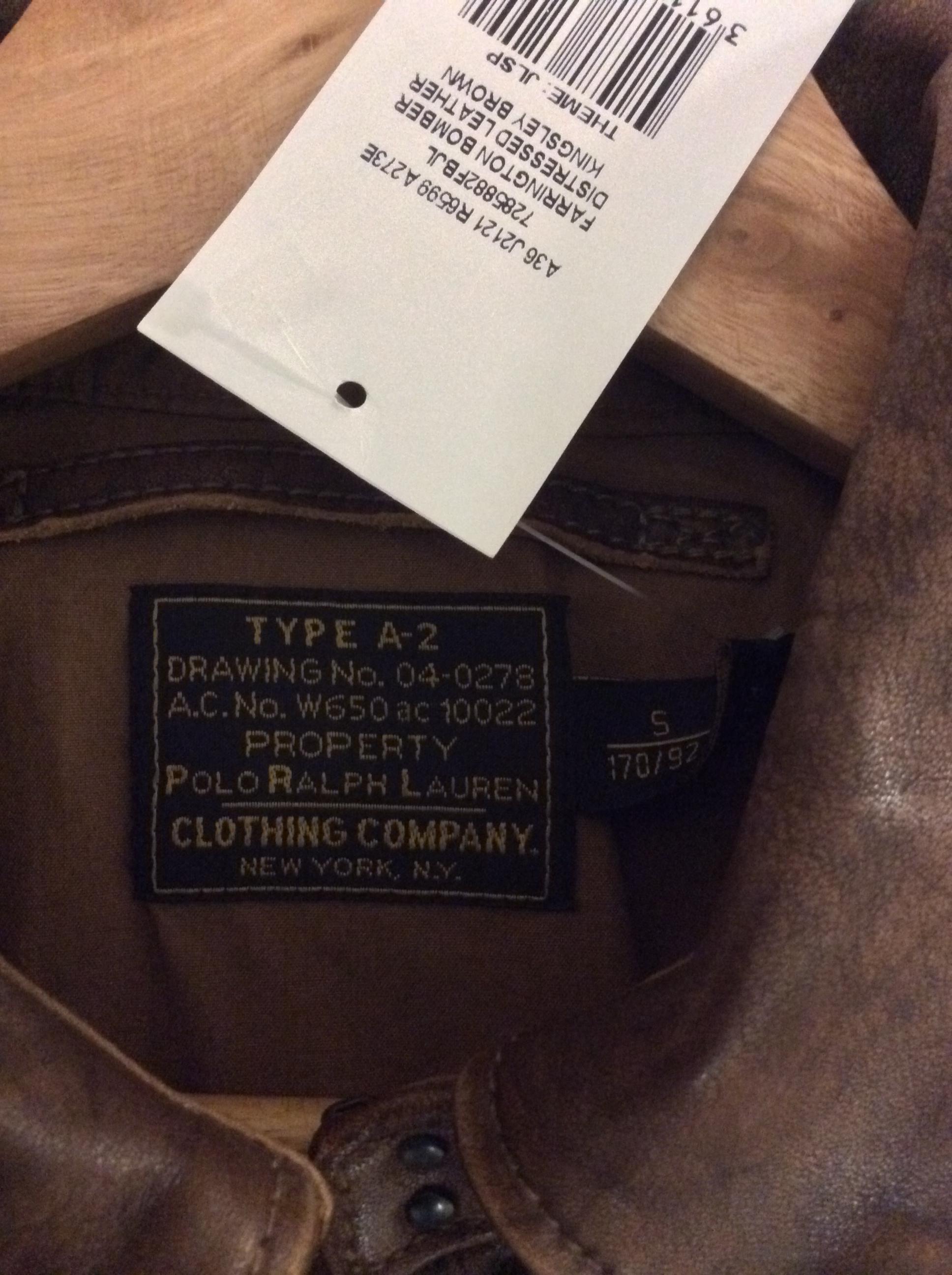 Find or flop? Was hoping for RRL A-2 jacket, got a PRL | Styleforum
