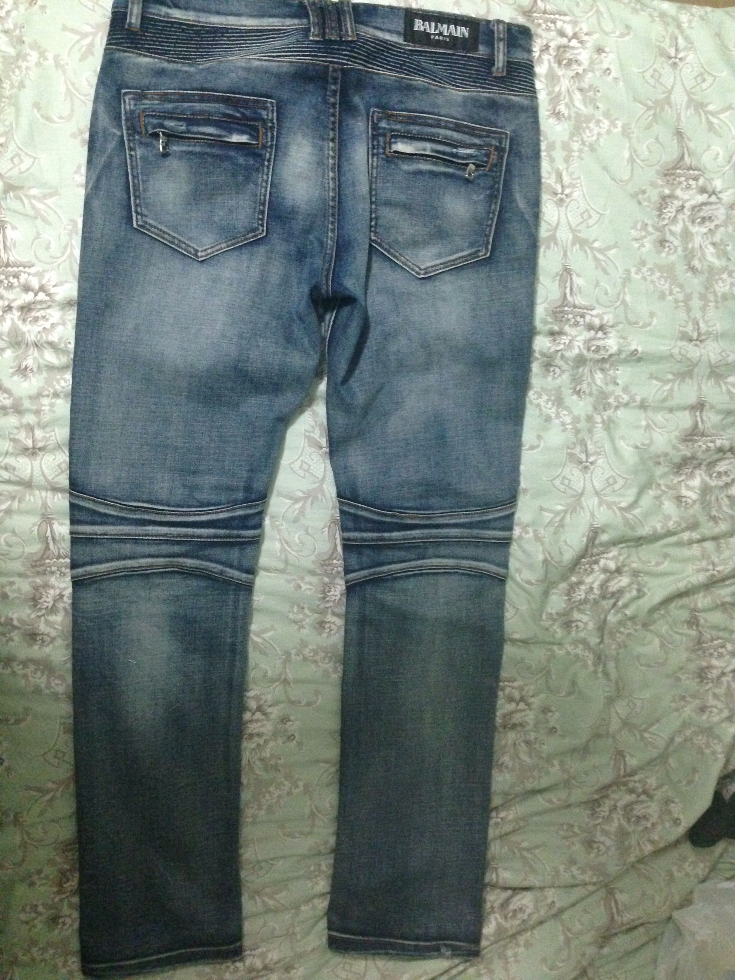 nødvendig mestre struktur balmain biker jeans. is it fake or real? helpe please | Styleforum