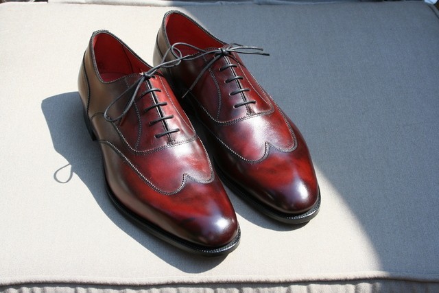 GMTO Carmina Burgundy Museum Austerity Brogue Balmoral, Rain last ...