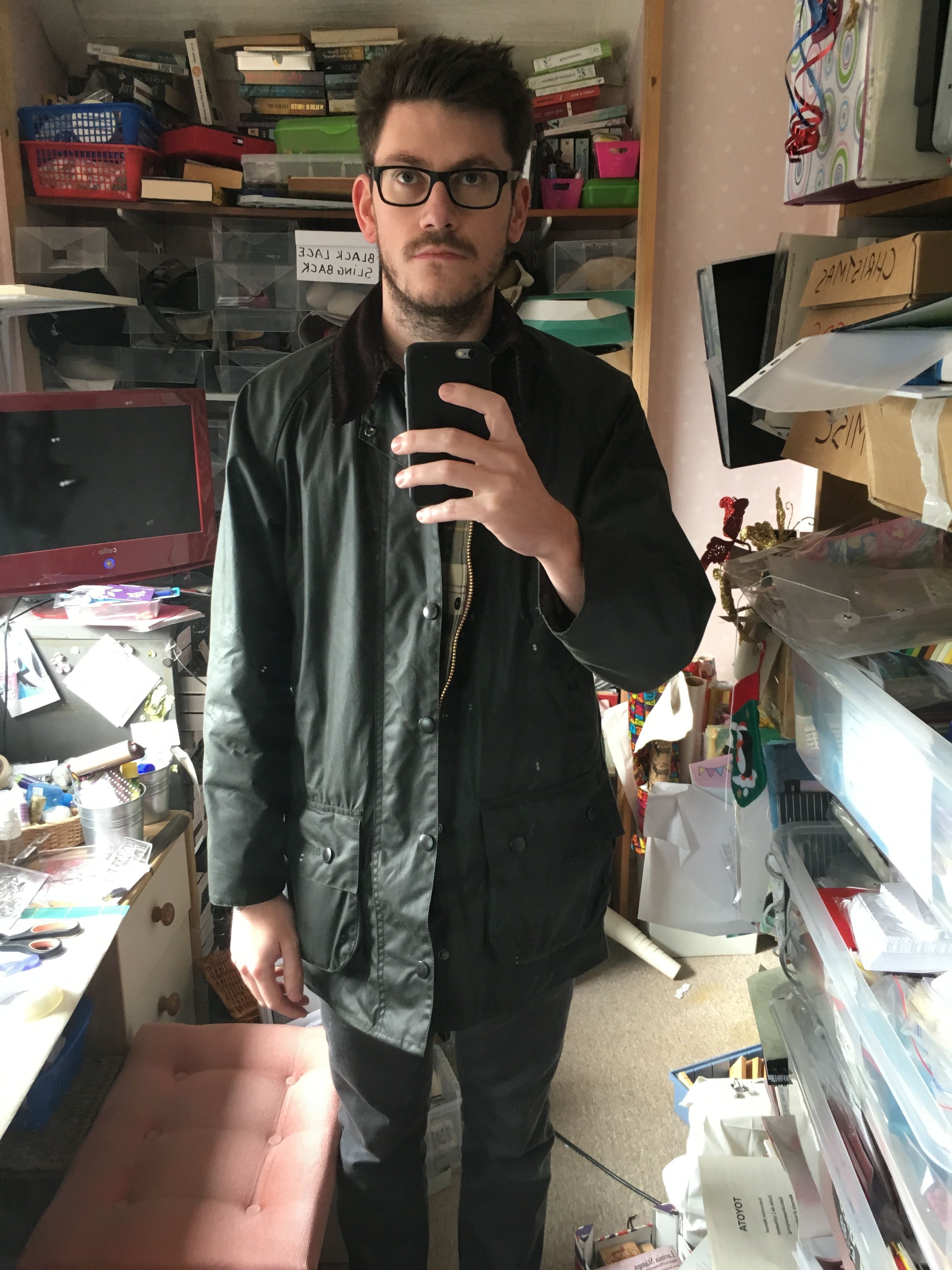 Does this Barbour jacket look too big on me? | Styleforum