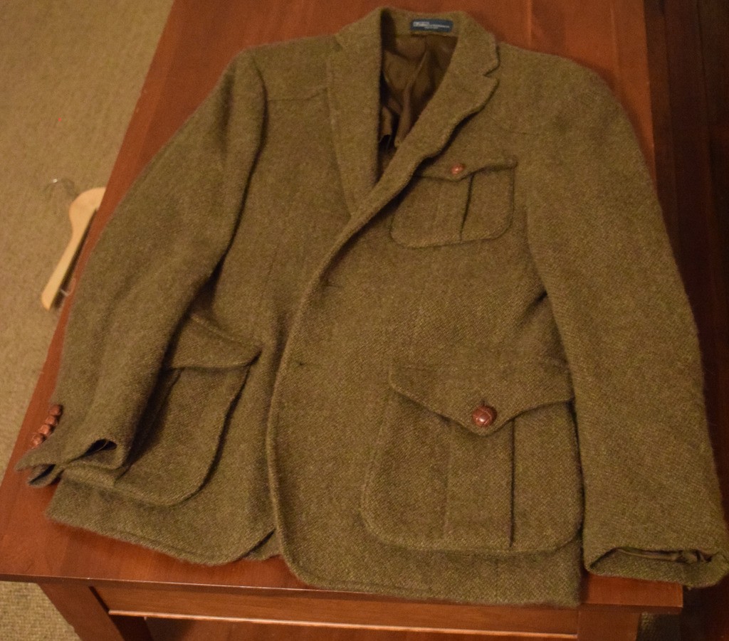 ralph lauren tweed sport coat