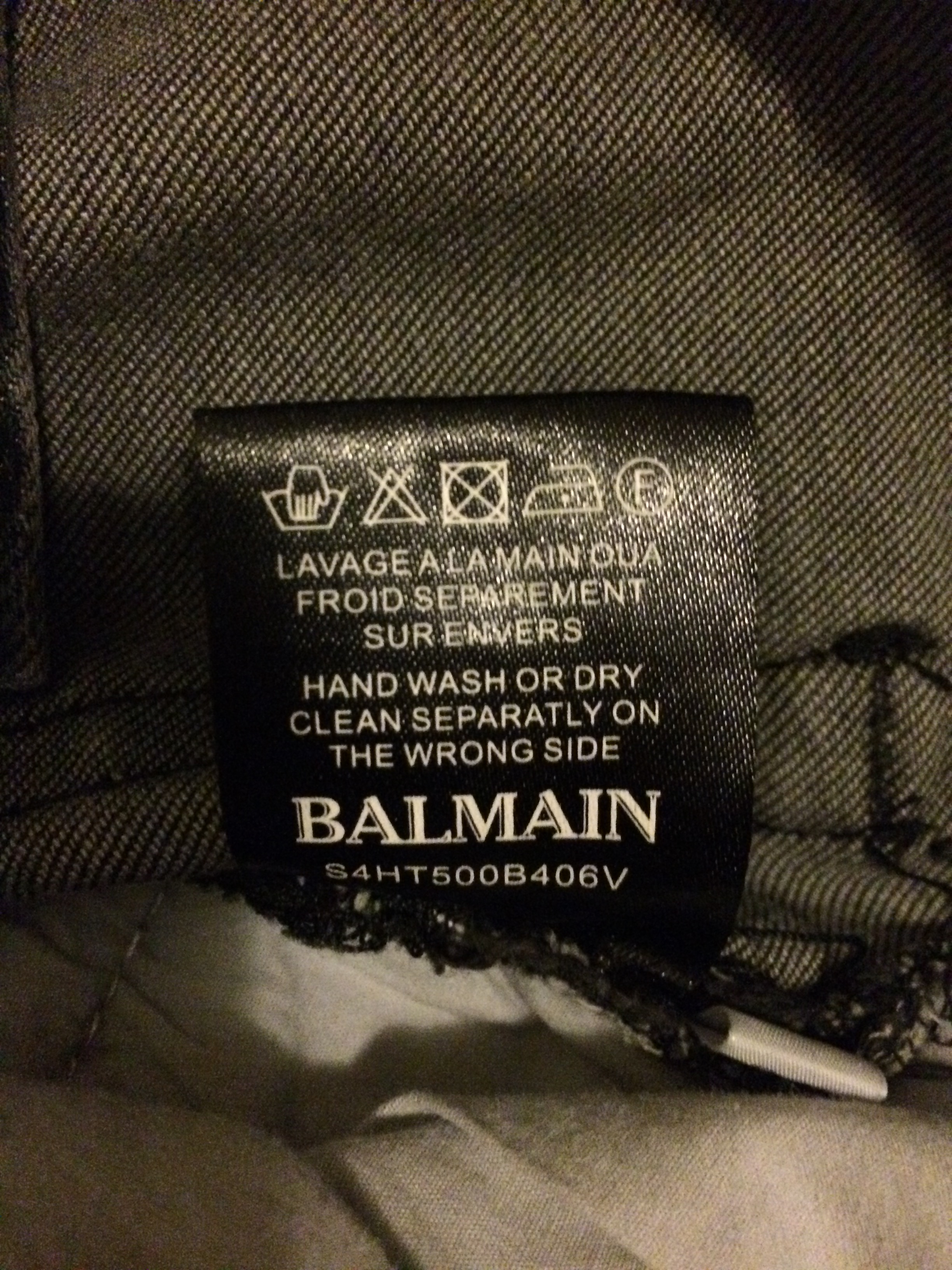 Can you guys tell me if these balmain jeans are fake? | Styleforum