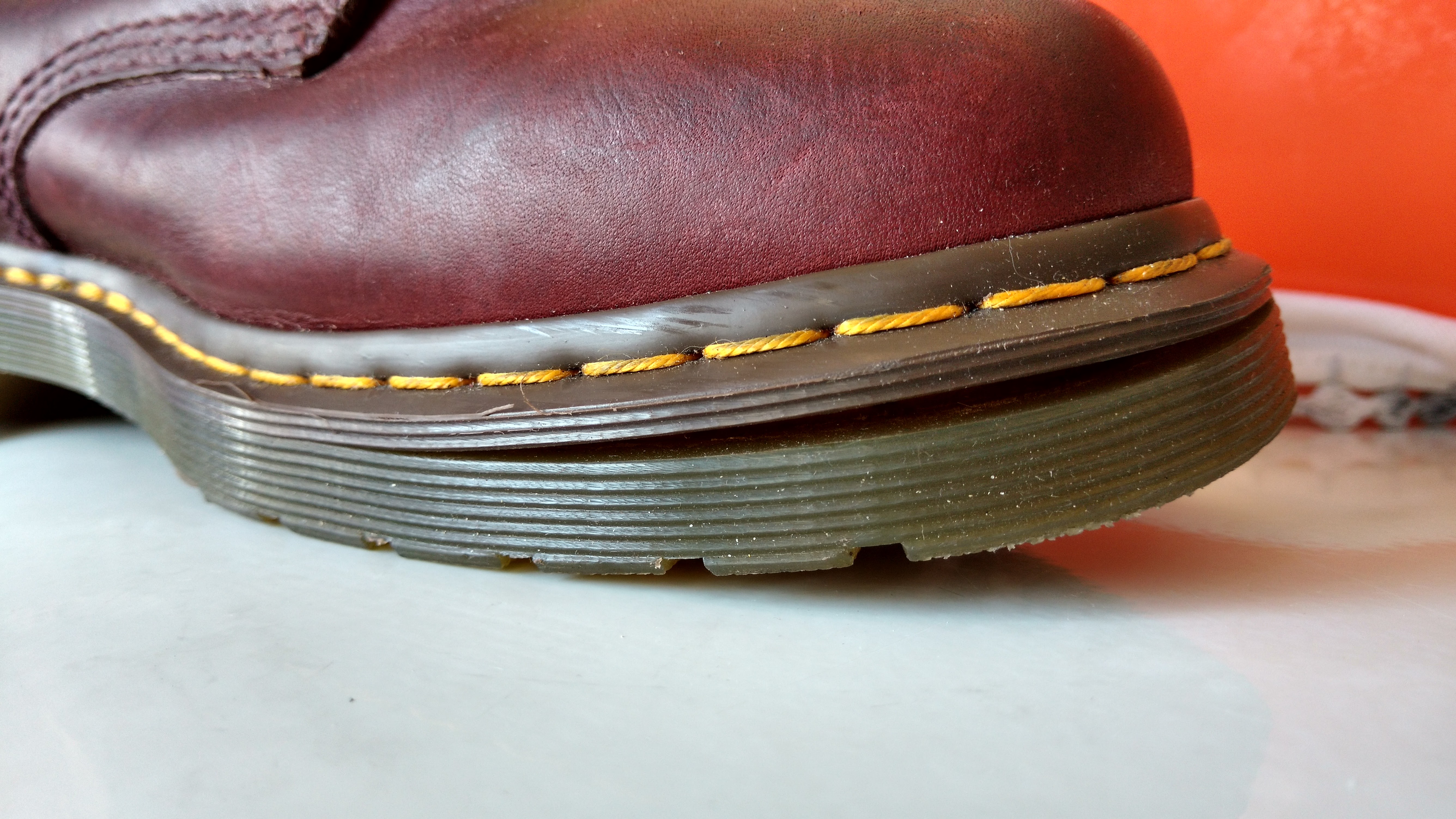 The sole on my Doc Martens boot is splitting. Can this be fixed? |  Styleforum