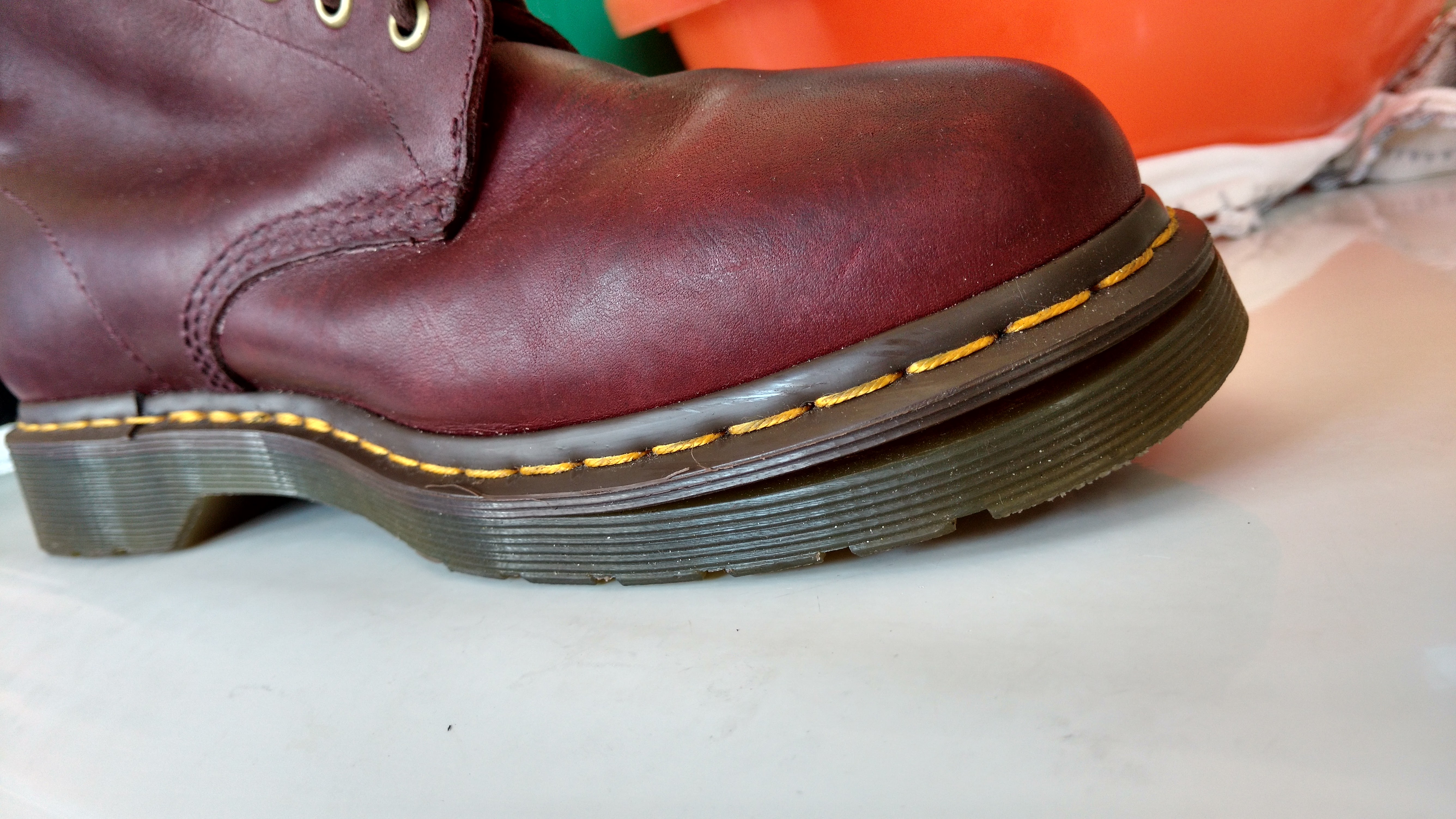 The sole on my Doc Martens boot is splitting. Can this be fixed? |  Styleforum