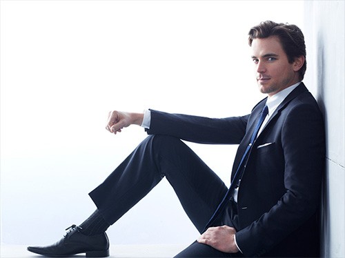 Neal Caffrey/Matt Bomer White Collar formal black suit