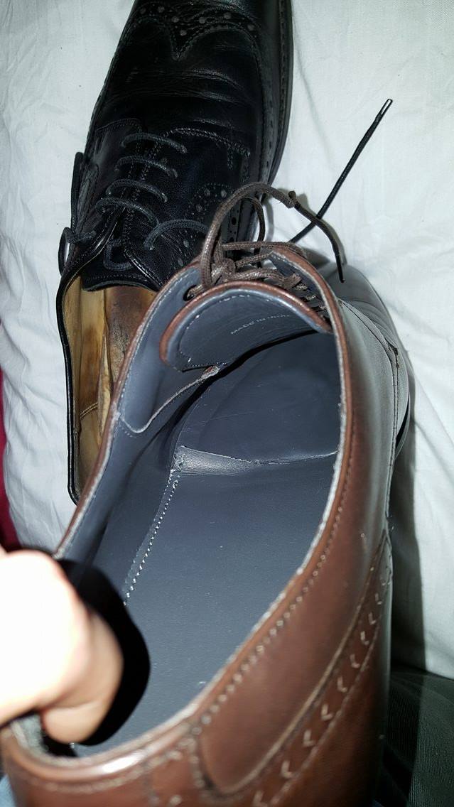 Shoe tips - Are these leather insoles ruined? | Styleforum