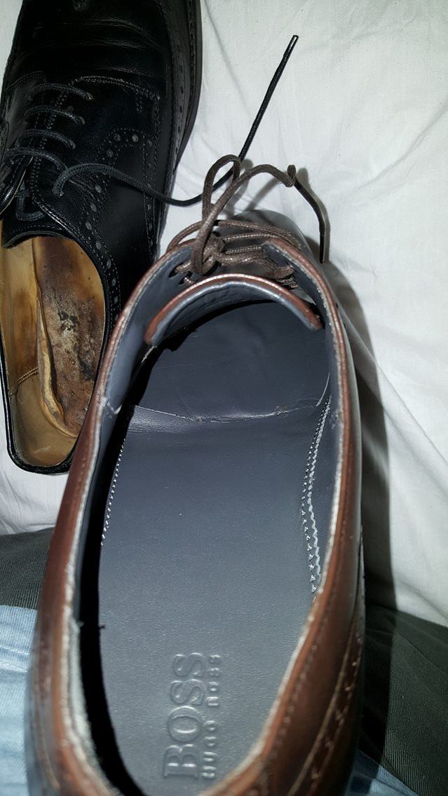 Shoe tips - Are these leather insoles ruined? | Styleforum