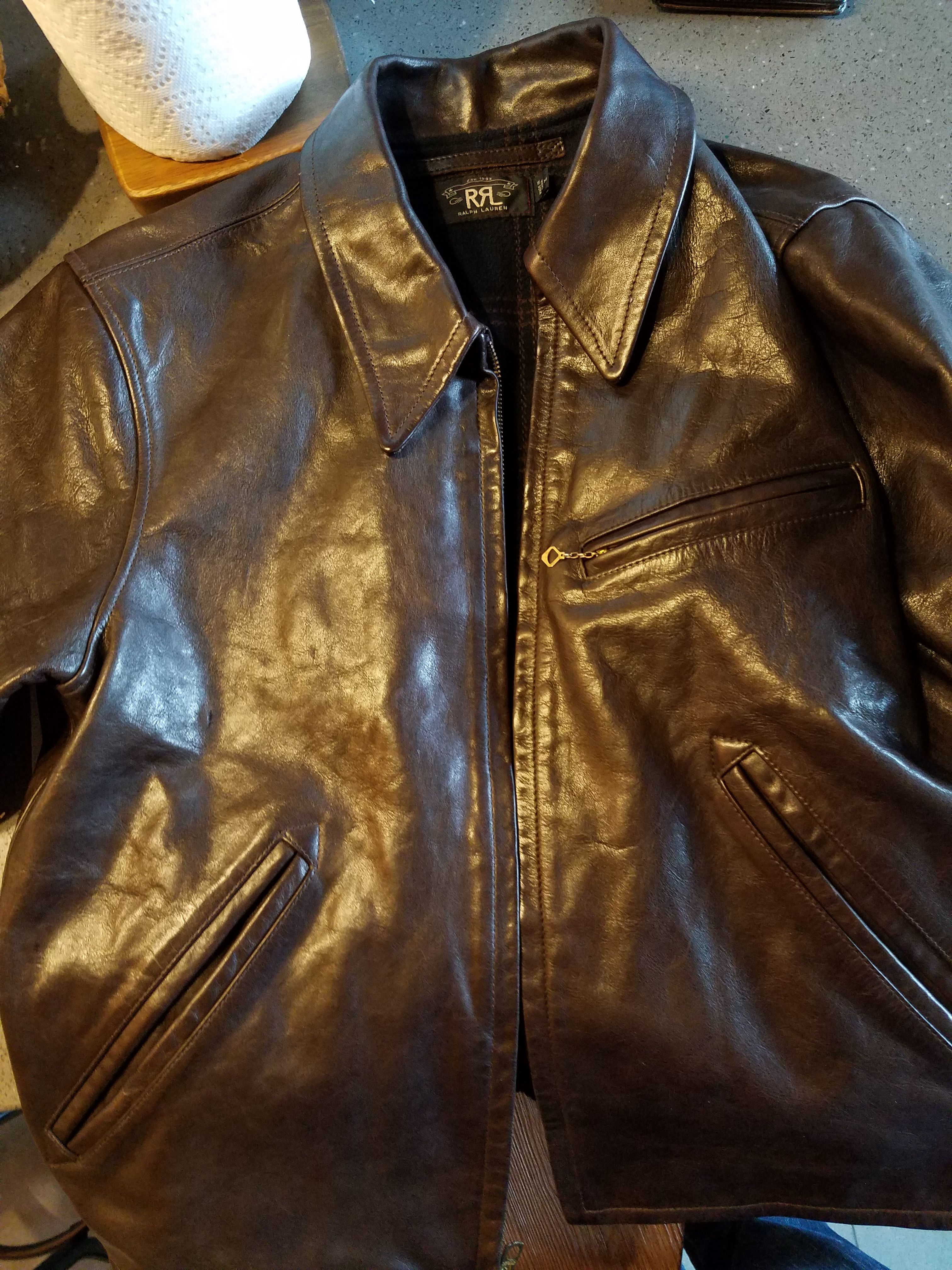 Rrl morrow sales leather jacket