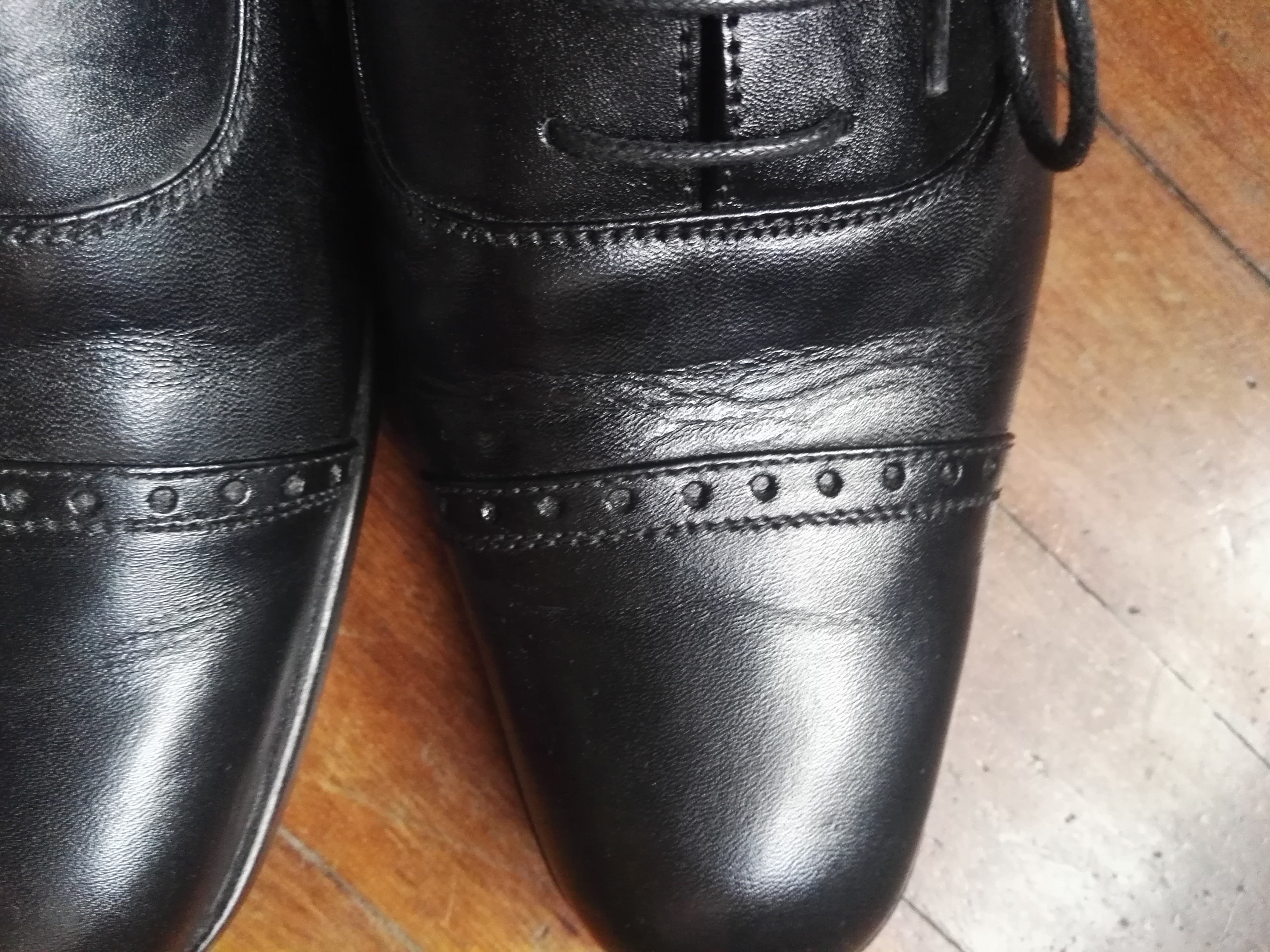 Bad creases in shoes after one wear | Styleforum