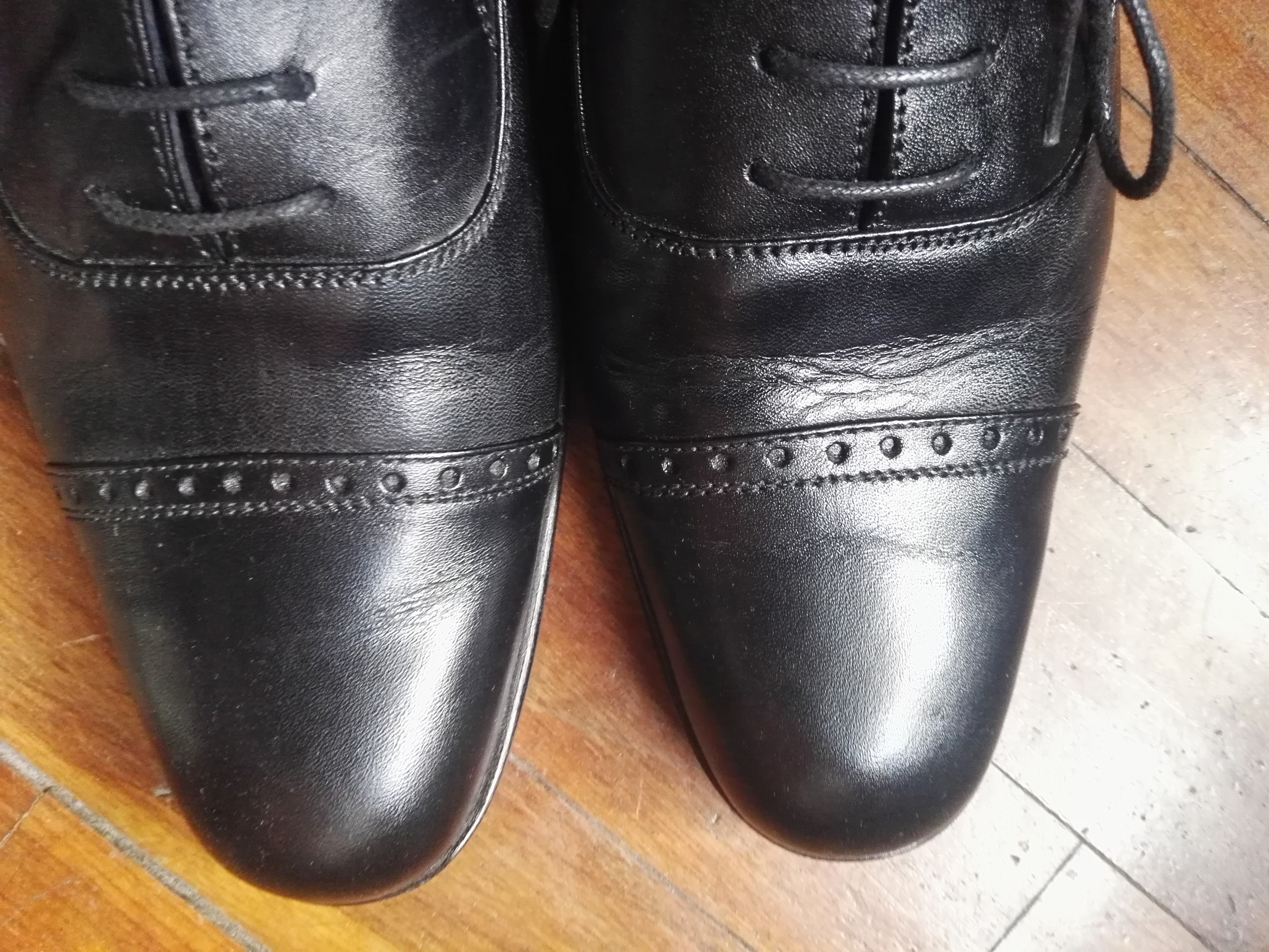 Bad creases in shoes after one wear | Styleforum