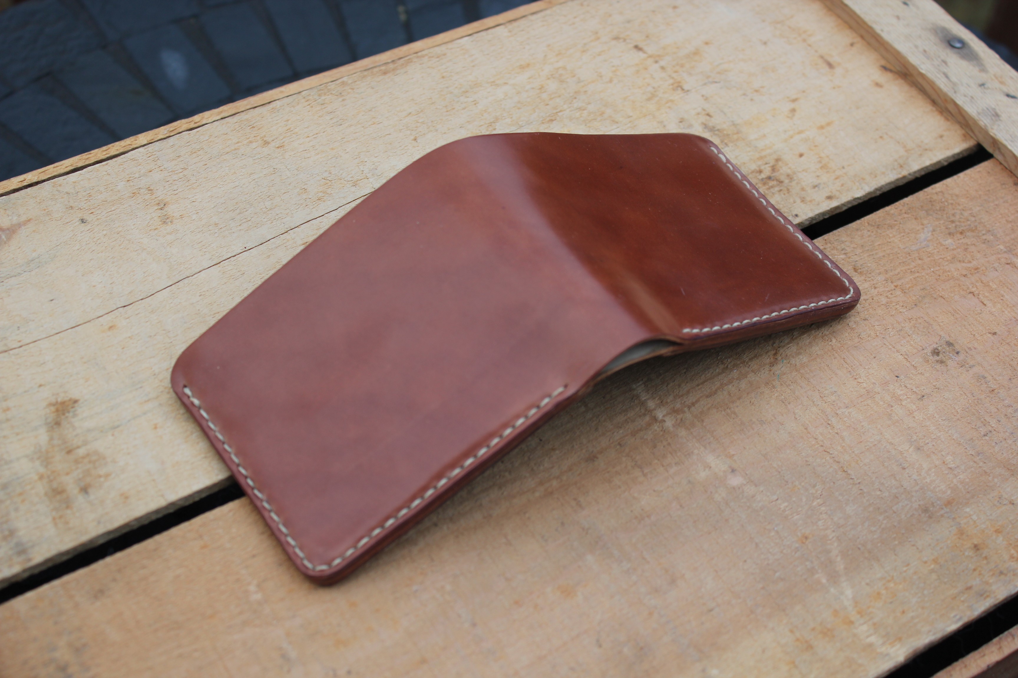 Ashland - Men's Handmade Leather Wallets - Horween Shell Cordovan