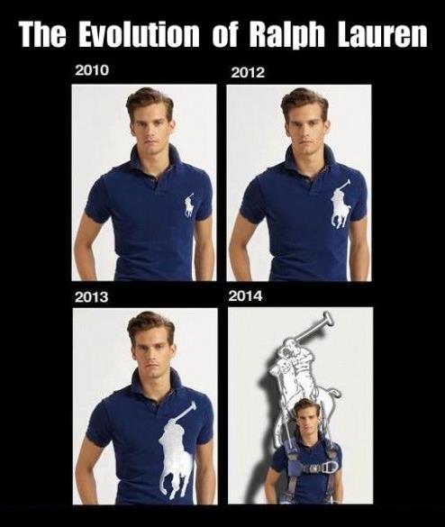 Ralph Lauren's logo is also sometime way too big IMO, then why... |  Styleforum