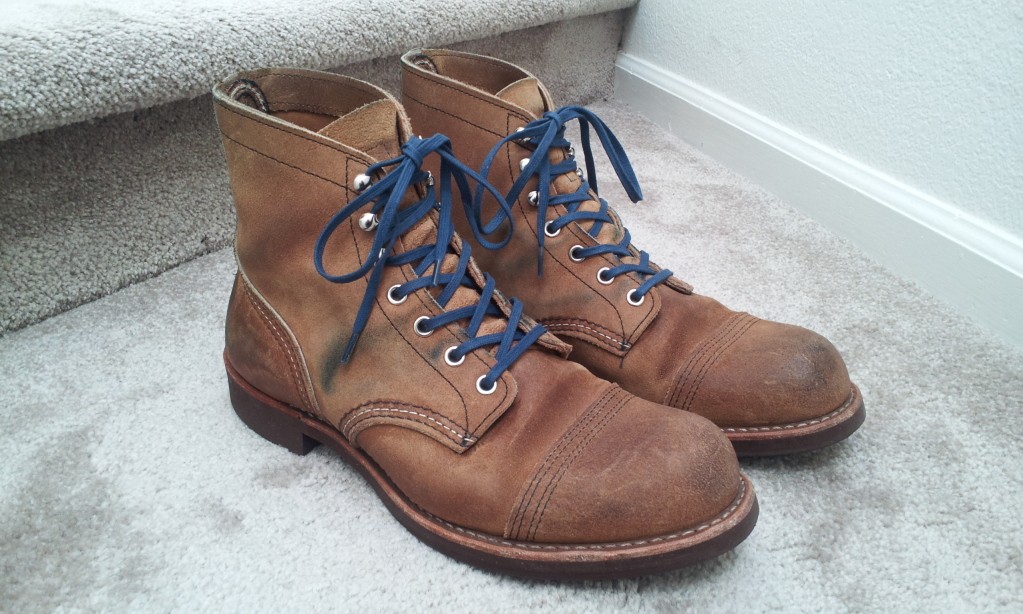 red wing flat waxed laces