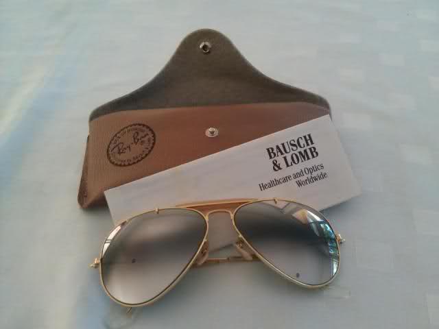 DROP... Vintage 80's Ray Ban double mirror gradient outdoorsmen sunglasses  | Styleforum