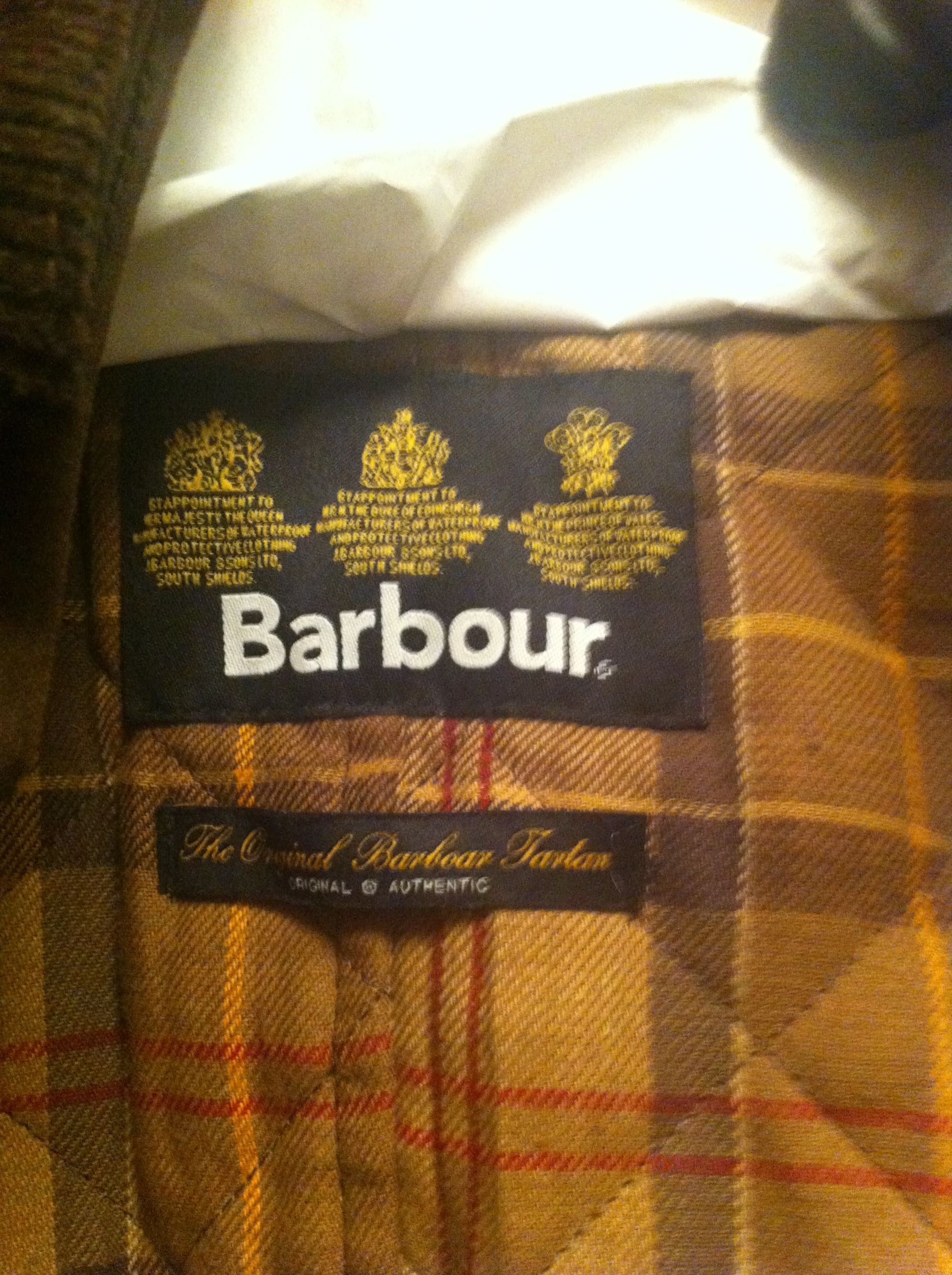 Is my Barbour x TO KI TO Driving Jacket a fake? | Styleforum