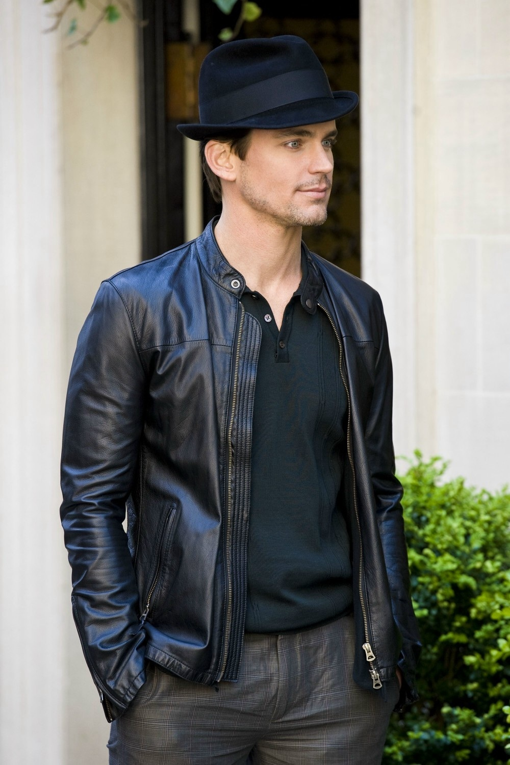 Matt Bomer Leather Jacket in White Collar (Neal Caffrey) | Styleforum