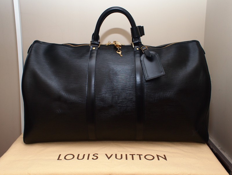 Louis Vuitton Epi Leather Keepall 55 Travel Bag