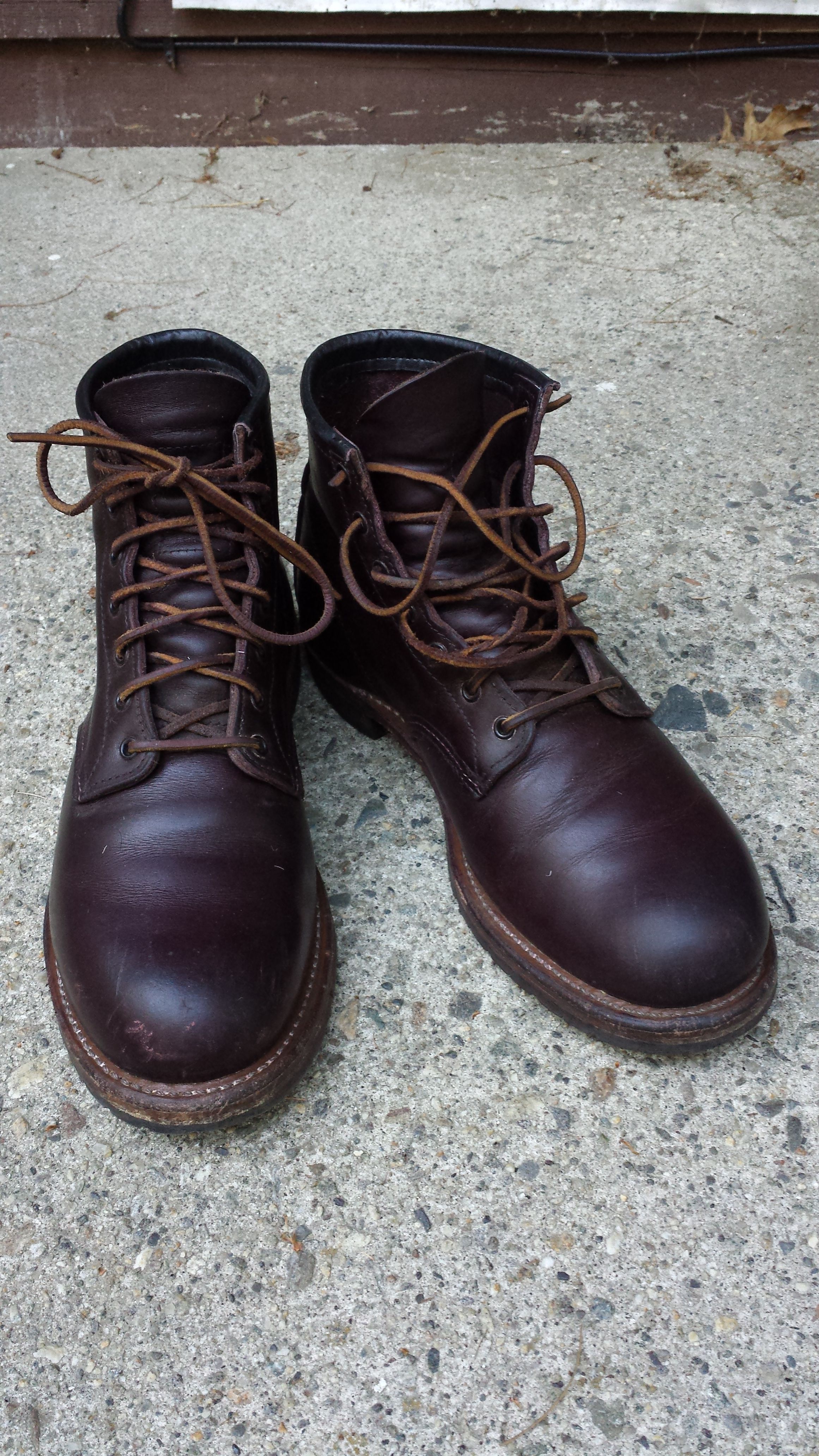 red wing flat waxed laces