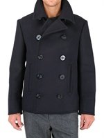 Black Fleece - WOOL MELTON PEA COAT