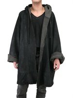 M-ojo Risin' - COTTON TARRED CANVAS CAPE COAT