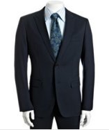 Theory eclipse wool blend 'Donte M Campaign' 2-button suit with flat front pants