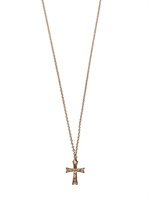 Dolce & Gabbana - GOLD PLEATED SACRED CROSS NECKLACE