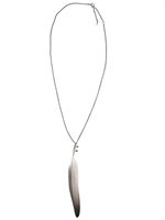 Ann Demeulemeester - SILVER FEATHER NECKLACE